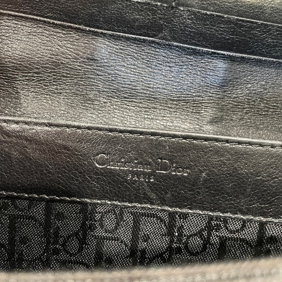 Christian Dior black calf leather and corset style wallet! Do not miss this! - Picture 15 of 15